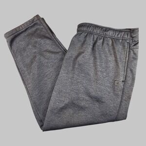 And1 Sweatpants Mens 3XL Gray Cargo Elastic Waist Fleece Pull On